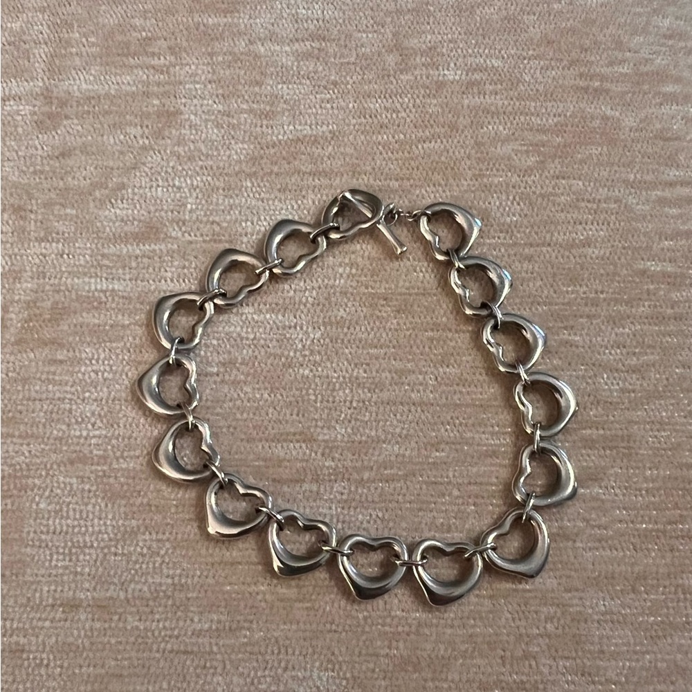 Vintage Tiffany & Co. Open Heart Link Bracelet Elsa Peretti